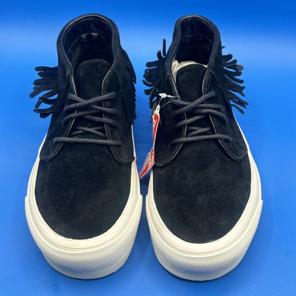 VANS UltraCush Black Suede Low Top Fringe Sneakers Shoes Women's Size US 7.5 - Picture 2 of 10